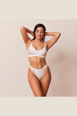 Lounge Underwear Contour Mesh BH - Weiß