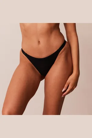 Lounge Underwear Smooth Mesh Slip - Schwarz