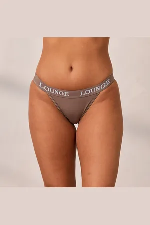 Lounge Underwear Bamboo Triangle Slip - Kaffee