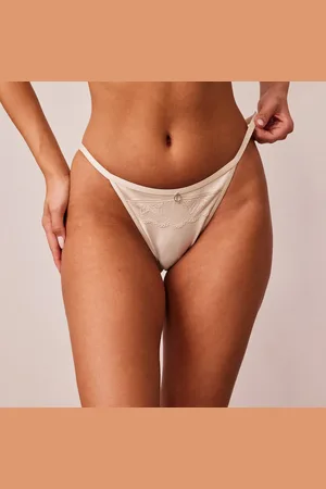 Lounge Underwear Soft Satin Slip - Milchkaffee