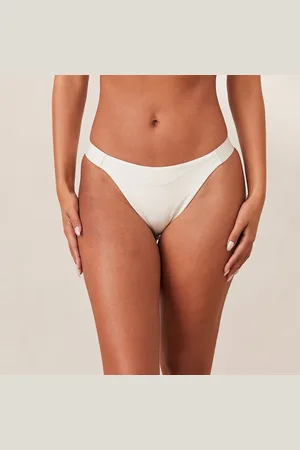 Lounge Underwear Ribbed Mindful Slip - Weiß