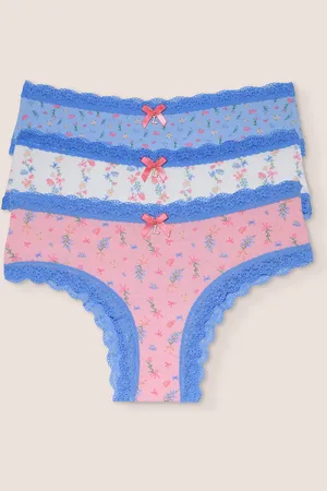 Lounge Underwear Schleife Slips (3er Paket) - Multi