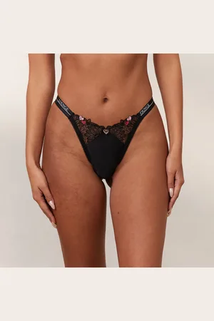 Lounge Underwear Zalia String - Schwarz