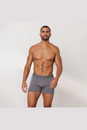 Lounge Underwear Luxe Herren-Boxer (3er Paket) - Dunkelgrau