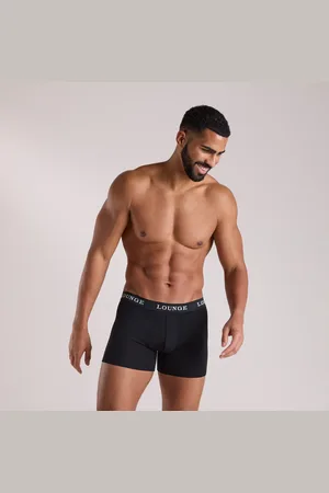 Lounge Underwear Everyday Herren-Boxer (3er Paket) - Ganz Schwarz