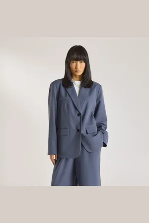 Lounge Underwear Übergroßer Blazer - Blau