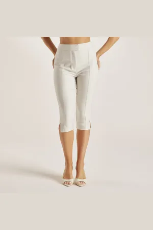 Lounge Underwear Capri-hose mit Hahnentrittmuster