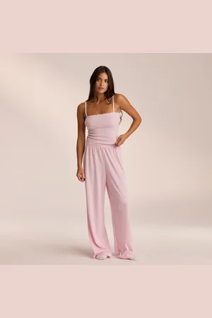 Lounge Underwear Pointelle Pyjamahose - Rosa
