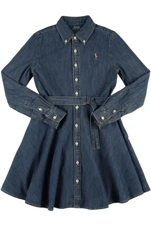 Ralph Lauren Kleid Aus Baumwolldenim