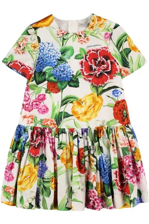 Dolce & Gabbana Bedrucktes Baumwollkleid