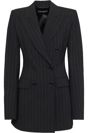Dolce & Gabbana Zweireihiger Blazer Mit Nadelstreifen