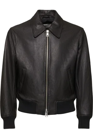 Ami Lederjacke Mit Reißverschluss