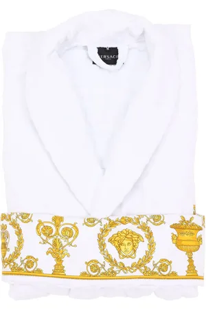 VERSACE Bademantel Aus Baumwolle "barocco & Robe"
