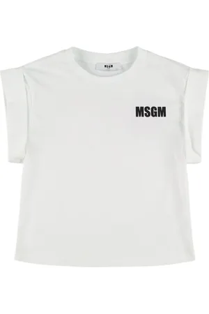 Msgm T-shirt Aus Baumwolljersey Mit Logo