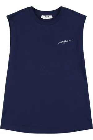 Msgm Tanktop Aus Baumwolljersey Mit Druck