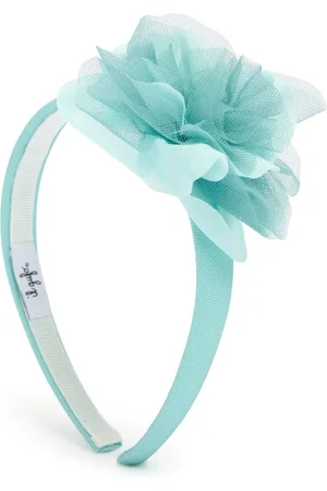 Il gufo Haarreif Aus Baumwolle Mit Blumenbesatz