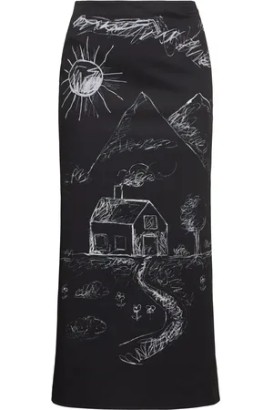 Moschino Midirock Aus Stretch-baumwolle