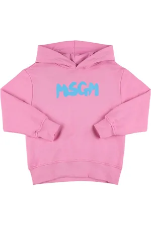 Msgm Sweatshirt Aus Baumwolle Mit Kapuze Und Druck
