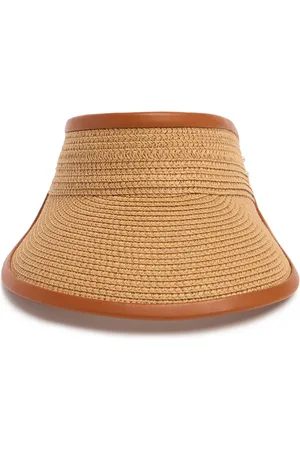 Max Mara Gesichtsschirm Mit Raffia-effekt „mogador“
