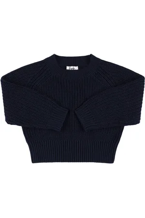 Il gufo Sweater Aus Baumwollstrick