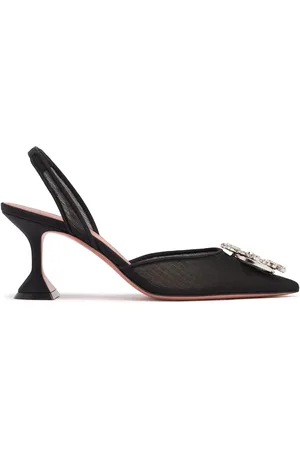 Amina Muaddi 95mm Hohe Mesh-pumps „begum“