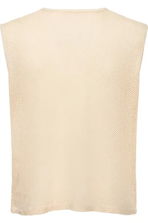 HARAGO Tanktop Aus Baumwollhäkelei