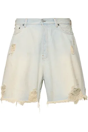 Acne Studios Denim-shorts In Distressed-optik „rudney“