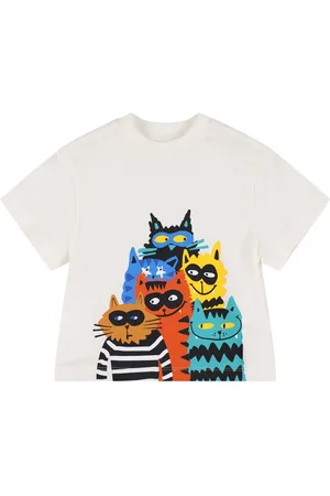 Stella McCartney Bedrucktes T-shirt Aus Baumwolljersey