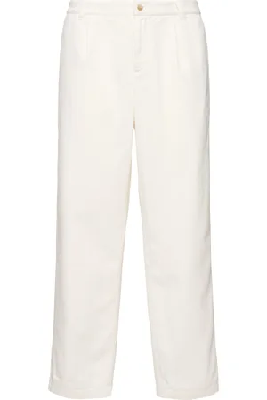 Frescobol Carioca Baumwollhose Mit Plisseefalte „aldo“
