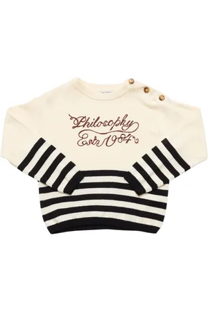 Philosophy Sweater Aus Baumwollstrick Mit Streifen