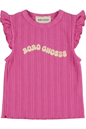 Bobo Choses Printed Cotton Blend Jersey Tank Top
