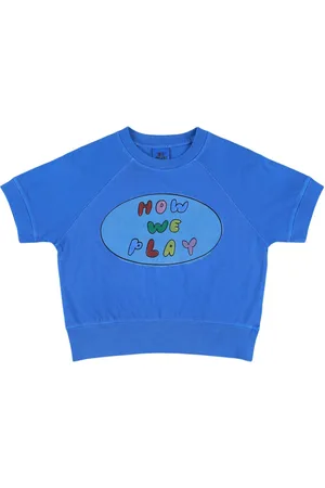 Jelly Mallow Bedrucktes T-shirt Aus Baumwolljersey