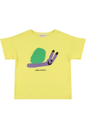 Bobo Choses Bedrucktes T-shirt Aus Baumwolljersey