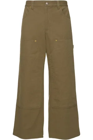 AFTER PRAY Wide Cotton Carpenter Pants