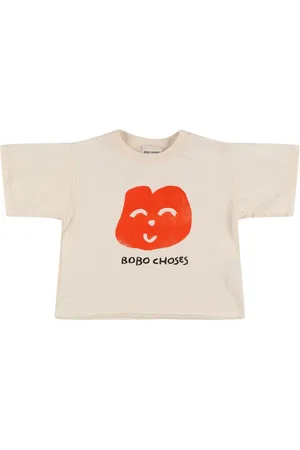 Bobo Choses Bedrucktes T-shirt Aus Baumwolljersey