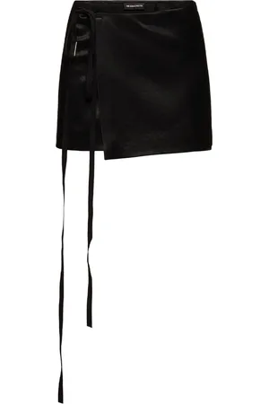ANN DEMEULEMEESTER Mini-wickelrock Aus Satin „jolien“