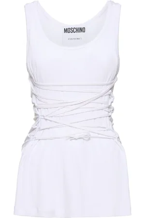 Moschino Tanktop Aus Stretch-baumwolle