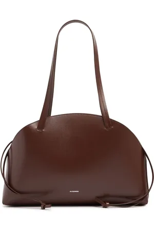Jil Sander Mittelgroße Tasche Aus Palmellato-leder „curve“