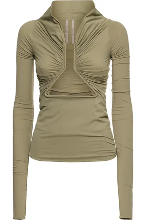Rick Owens Jersey-top Mit Langen Ärmeln „prong“
