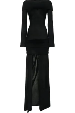 AYA MUSE Langes Kleid Aus Baumwollmischstrick „sidra“