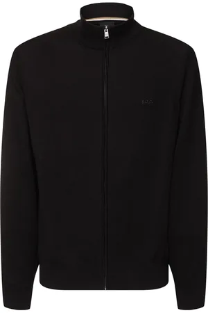 HUGO BOSS Baumwollpullover Mit Reißverschluss „palano“