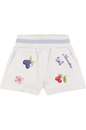 MONNALISA Shorts Aus Fleece Mit Druck