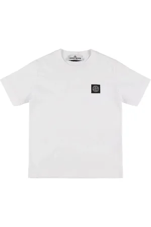 Stone Island T-shirt Aus Baumwolljersey Mit Logo