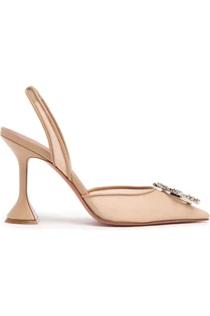 Amina Muaddi 95mm Hohe Mesh-pumps „begum“