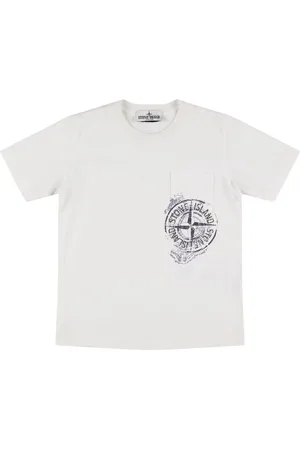 Stone Island T-shirt Aus Baumwolljersey Mit Logo