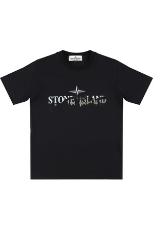 Stone Island T-shirt Aus Baumwolljersey Mit Logo