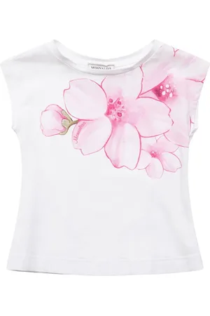 MONNALISA T-shirt Aus Baumwollmischung Mit Druck