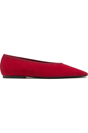 Totême 10mm Hohe Ballerinas Aus Wildleder „minimalist“