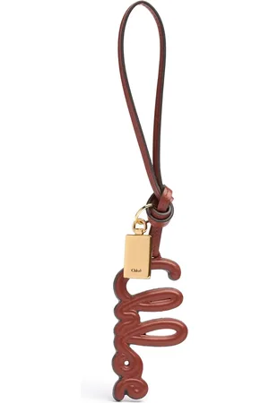 Chloé Logo-schlüsselanhänger Aus Leder