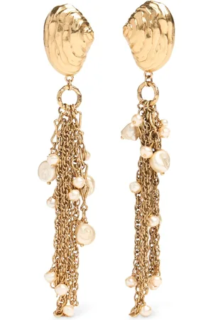Chloé Ohrringe Aus Messing Mit Muschelmotiv